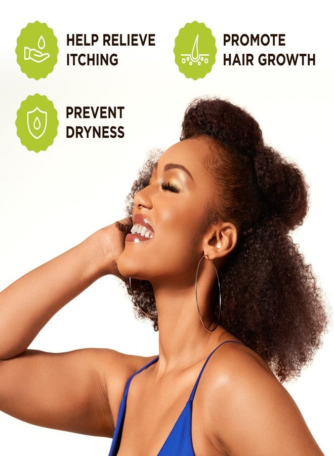 Esha Girl Natural - Anti-Itch Relaxing Scalp Serum - Especially for 3C & 4C Curly Hair - Plant Protein & Biotin B Complex Infused with Coconut & Rosemary - (0.34 oz) - Image 4