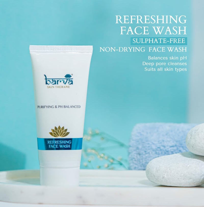 Barva Refreshing Face Wash with Neem Aloe Vera  Peppermint 50 ml - Image 2