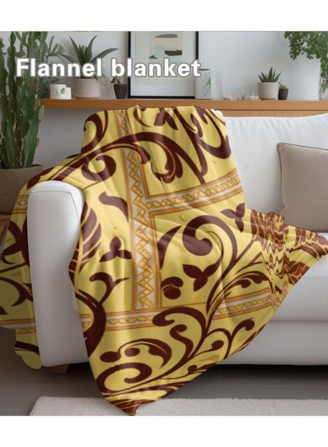 عام بطانية رقيقة تقليدية من الفانيلا (دافئة ومريحة ومناسبة للنوم والألعاب وإزالة الغبار ومقاومة للرمل) 150 سم * 200 سم - 1 - Image 5