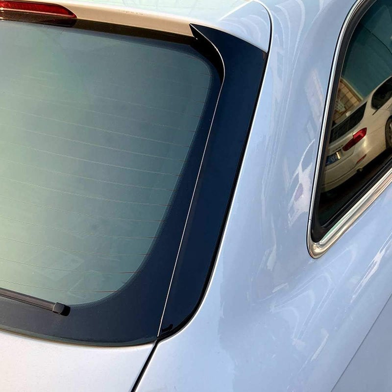 Yurefax Gloss Black Rear Window Spoiler for A4 B8 - Image 5