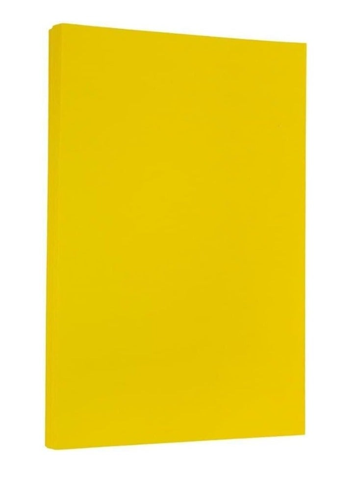 Terabyte Colored Paper (250 Gsm Yellow 20 Sheets) - Image 2