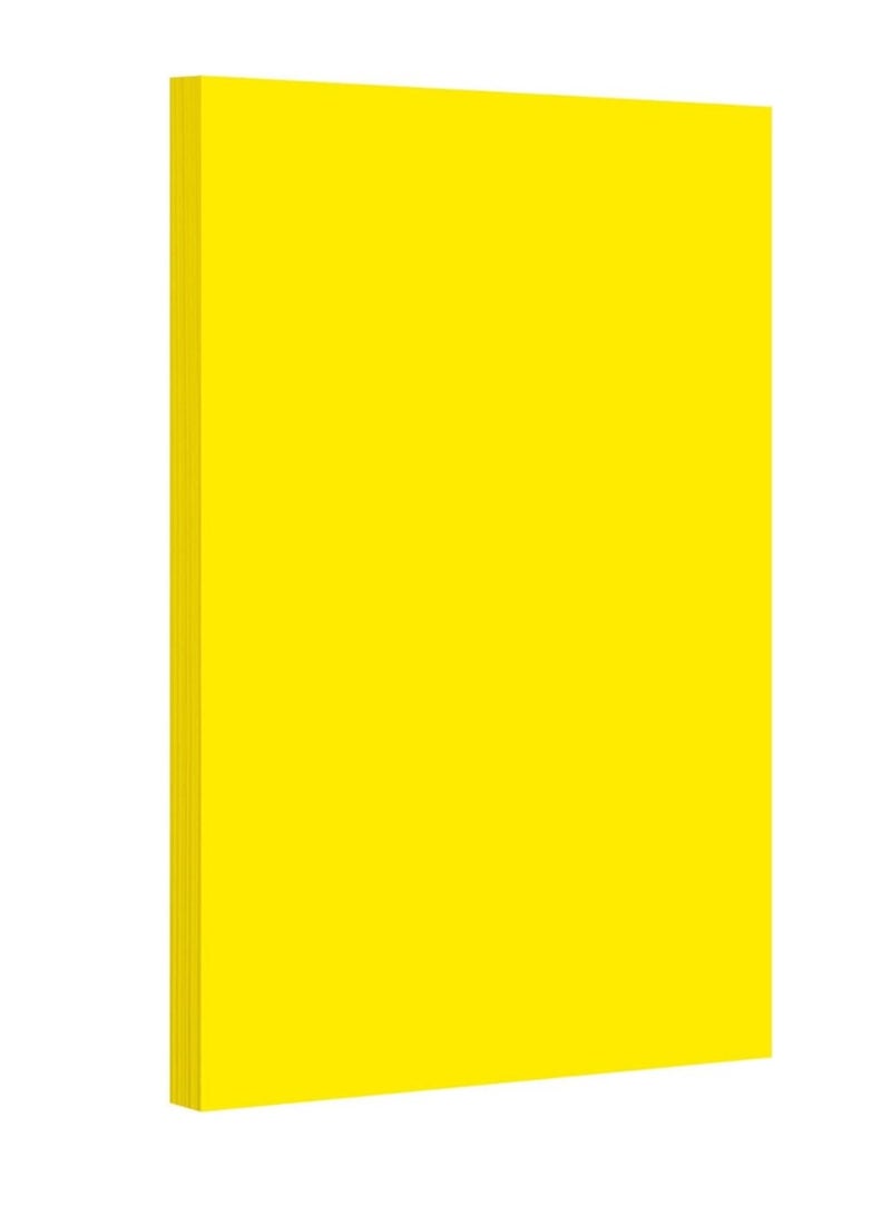 Terabyte Colored Paper (250 Gsm Yellow 20 Sheets) - Image 3