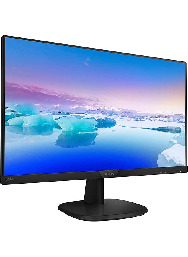 Philips 24-Inch Monitor, 243V7QJAB, FHD with IPS technology, VGA/DisplayPort/HDMI connectivity, 2W built in speakers Black - Image 4