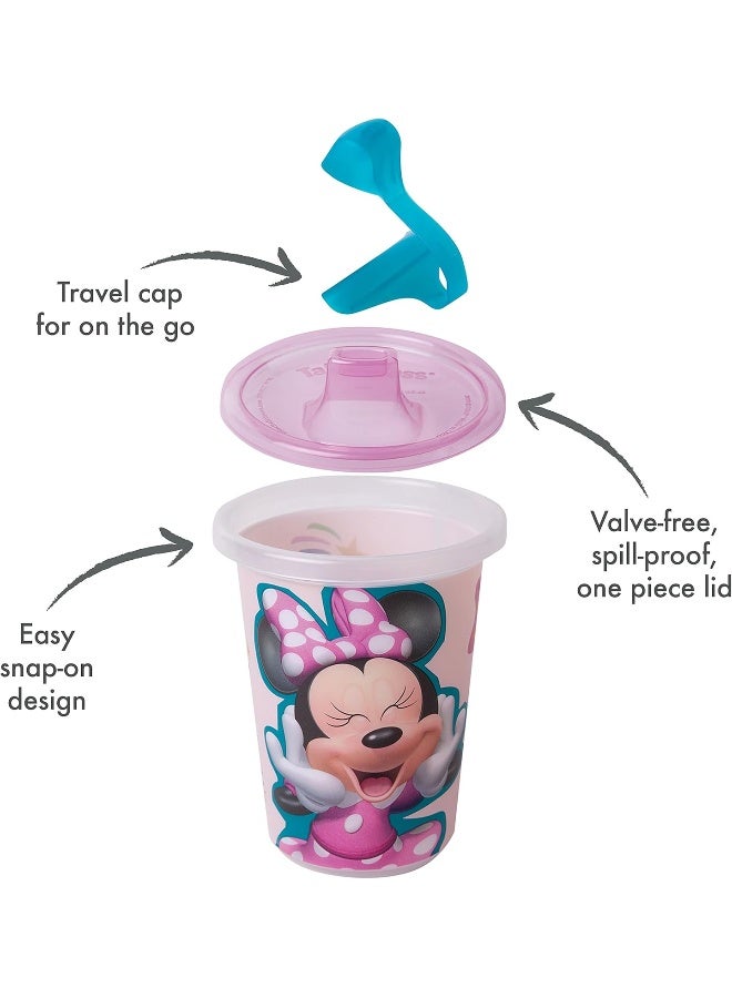 The First Years Minnie Mouse 10oz Spill-Resistant Training & Transition Sippy Cups 10-Pack for Toddlers - Image 4