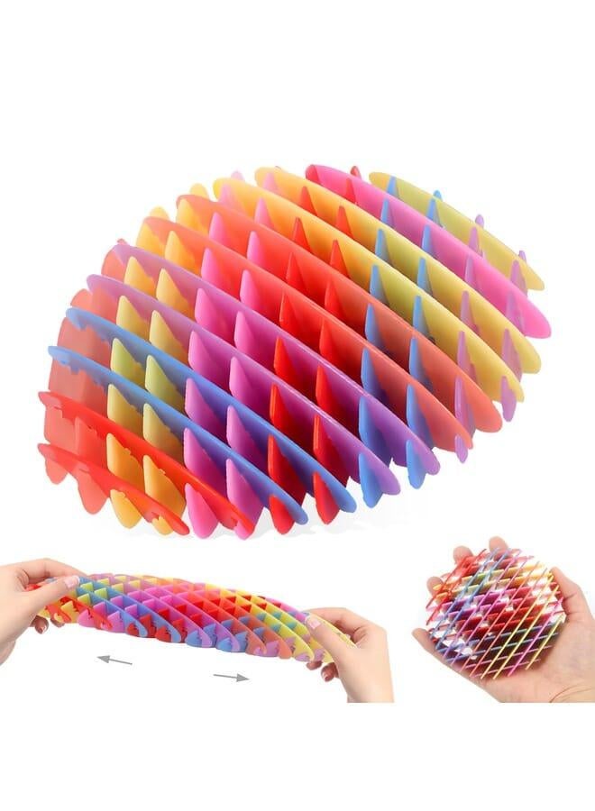 لعبة دودة التململ، ألعاب الدودة الكبيرة للبالغين والأطفال، ألعاب الضغط الحسي المضحكة القابلة للتمدد، ألعاب الضغط الحسية، تخفف من التوتر والقلق ألعاب الأصابع للأطفال المصابين بالتوحد ADHD-قوس قزح