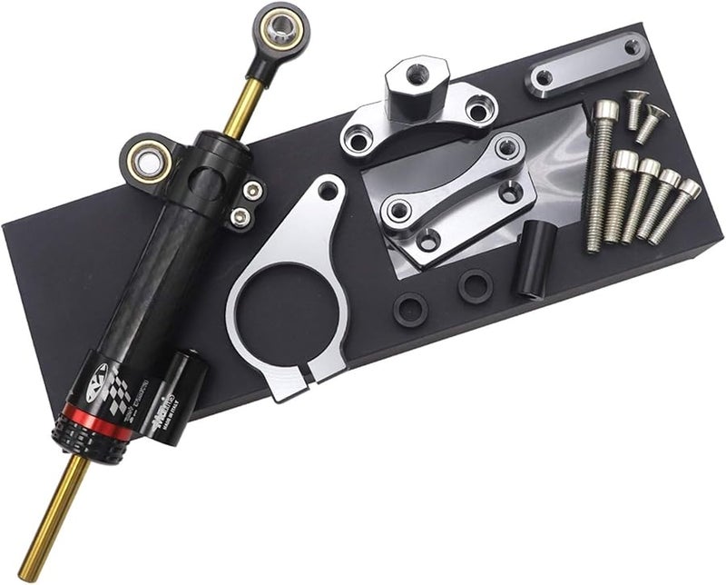 مثبت توجيه خطي قابل للتعديل مع قوس لمعظم الدراجات النارية - Image 4