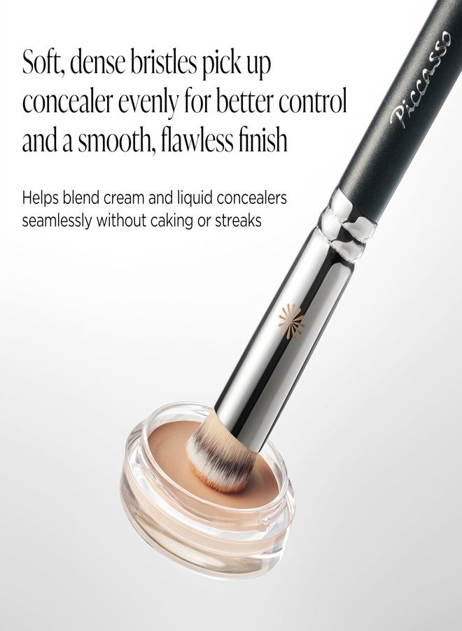 Piccasso 280 Concealer Brush, Large Flat Under Eye & Spot Cover Makeup Brush, Soft Dense Synthetic Bristles for Dark Circles, Blemishes, Wrinkles and Smooth Natural Coverage - Image 5