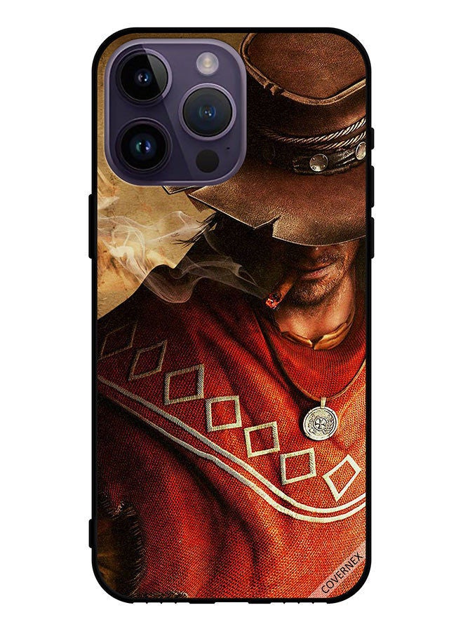 Covernex Protective Case Cover For Apple iPhone 14 Pro Max Stylish Hat Man - Image 1