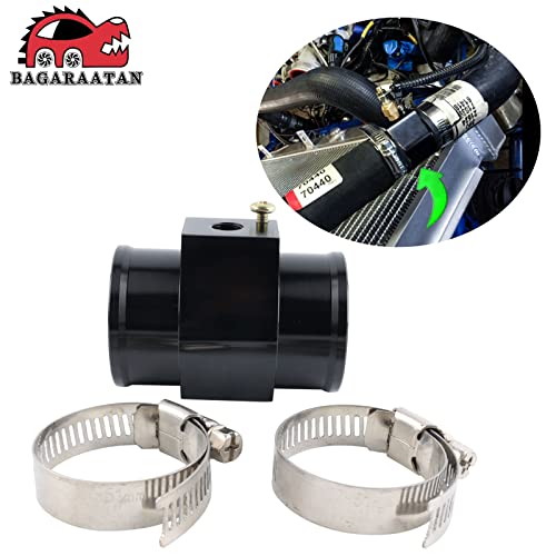 BAGARAATAN Aluminum Water Temp Meter Temperature Gauge Joint Pipe Radiator Sensor Adaptor Attachment Hose Clamps （40mm/1/8''NPT） - Image 4