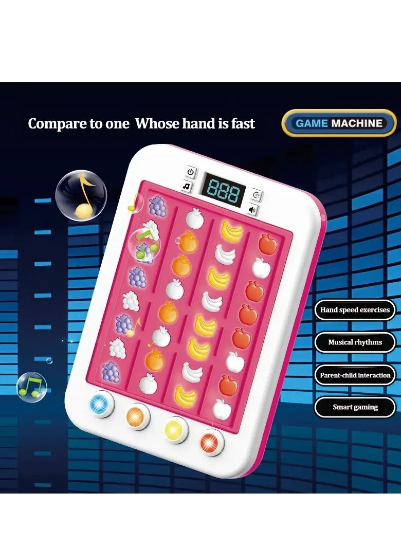 Reactivity Challenge - Engaging Fruit-Themed Rhythm Game with Light-Up Features. Interactive Handheld Puzzle Toy for Learning, Dancing, and Fun. Multi-Functional Educational Toy for Kids. - Image 2