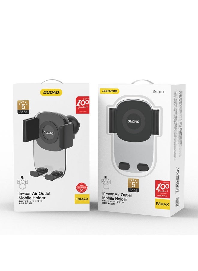 DUDAO F8MAX-B GRAVITY PHONE HOLDER BLACK - Image 1