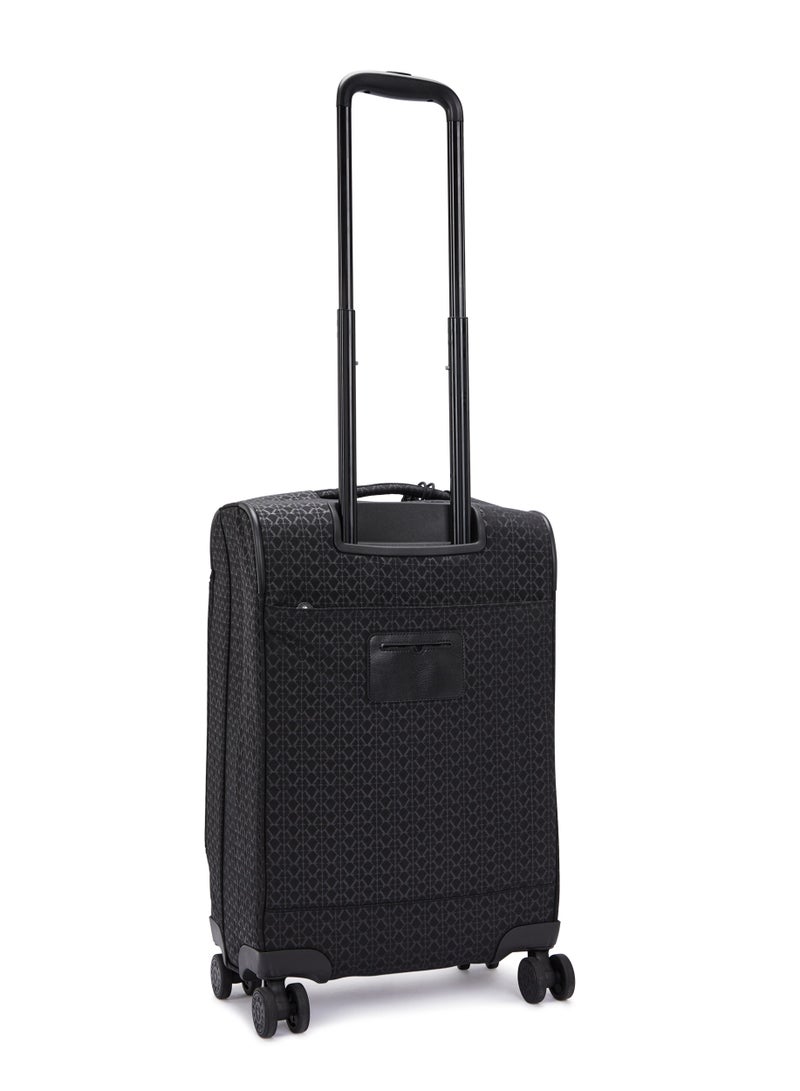 kipling Basic Plus New Youri Spin Small Wheeled Travel Case with Extendable Trolley Handle 58cm/22inches, 2.55kg, 33L, Signature Emb - Image 3