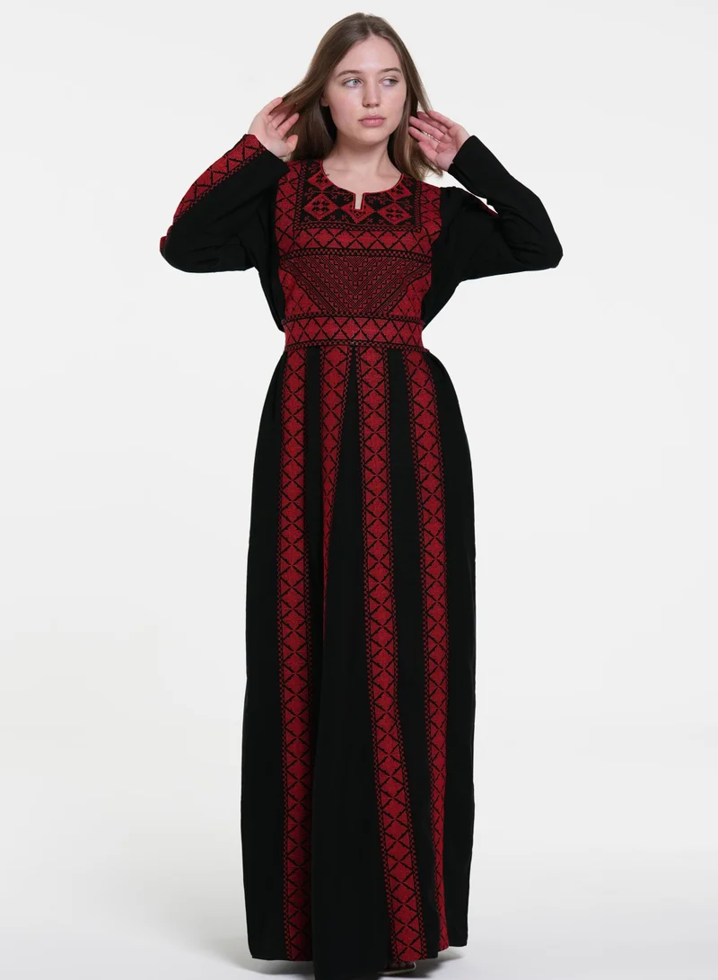 AL BENT AL SHARQIEH women embroidered jalabiya dress