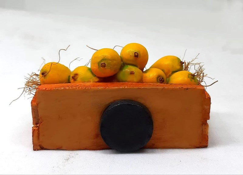 BriKSHi Mango (Aam) Fridge Magnet Miniature Food 3D Fridge Magnet Best Souvenir Gift 100% Made in India Po_1, 1 Piece - Image 4
