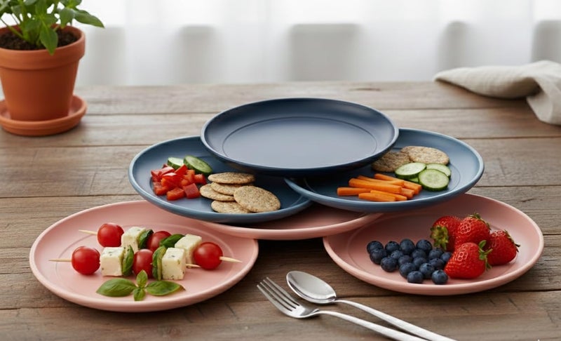 All Time Plastics Treat Plates 6pcs Set Multi - Image 2