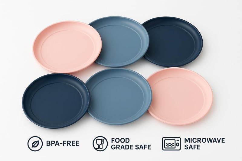 All Time Plastics Treat Plates 6pcs Set Multi - Image 4