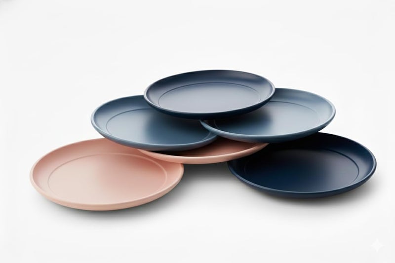 All Time Plastics Treat Plates 6pcs Set Multi - Image 1