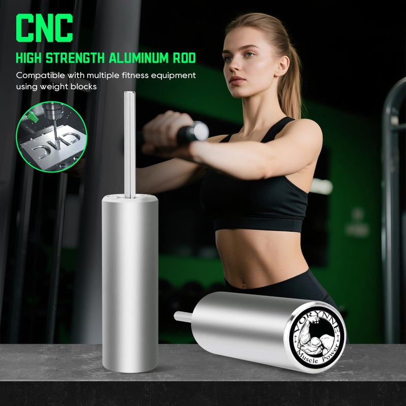 Vorynne Weight Stack Pin Extender for Gym Cable Machine & Home Gym, Ã˜ 8 mm, Allowing Additional Olympic Weight Plates, Made of Durable Steel for Secure and Long-Lasting Use - Image 4
