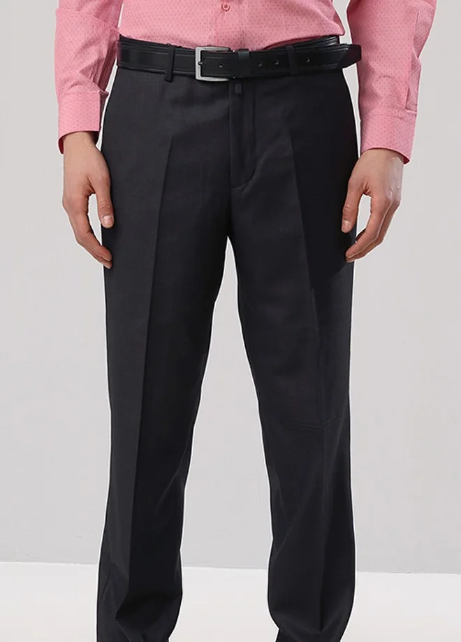 فاريتا Men's Smoked Classic Cut Pocket Fabric Trousers