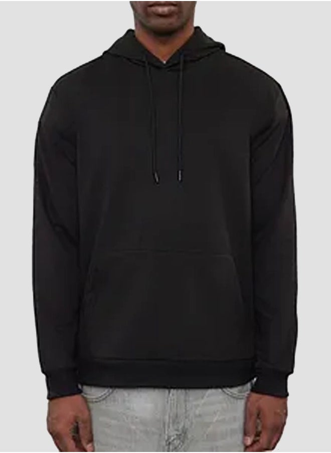 Black Oversize/Wide Cut Hooded Sweatshirt with Fleece Inside Reflective Print - pzsku/ZBA62008531C6A77F9986Z/45/_/1730634832/0090ddc1-ab86-4230-b6bd-faac87d4d96b