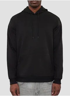 Black Oversize/Wide Cut Hooded Sweatshirt with Fleece Inside Reflective Print - pzsku/ZBA62008531C6A77F9986Z/45/_/1738832906/13a0ab9e-d052-4beb-9069-8374c0fa99d9