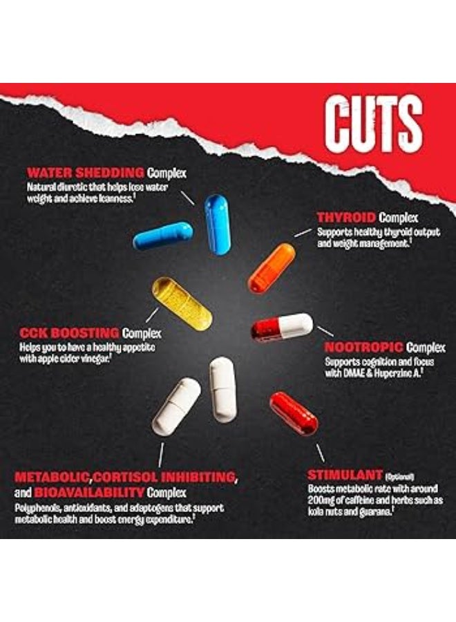 UNIVERSAL NUTRITION Animal Cuts Advanced – All-in-One Fat Burner Pill Packs | Boost Metabolism & Burn Fat – 42 Packs - Image 4