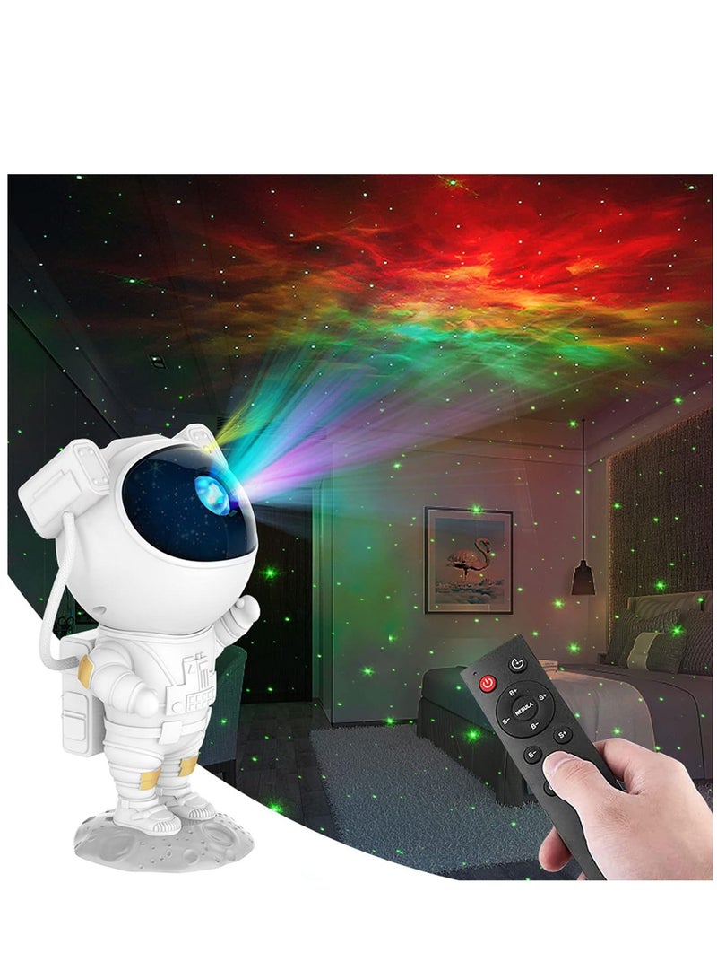 ELTRAZONE Astronaut Star Projector Night Lights, Kids Room Decor Aesthetic,Astronaut Nebula Galaxy Projector Night Light,Remote Control Timing and 360°Rotation Magnetic Head,Lights for Bedroom,Gaming Room Decor - Image 1