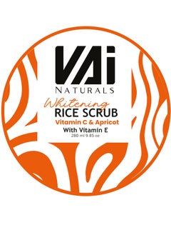 VAI Naturals Rice Body Scrub with Apricot and Vitamin C 280ml  - Image 2