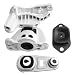 loongrie Engine Motor Transmission Mount Kit Compatible with Sentra 20202025 20L L4 Engine Replace OE A43017 112106LB0C 112106LB3A A4388 112204BB0A 112206LB0A 10164 EM7504 A4391 10224 113606LA0A 3PCS - Image 2