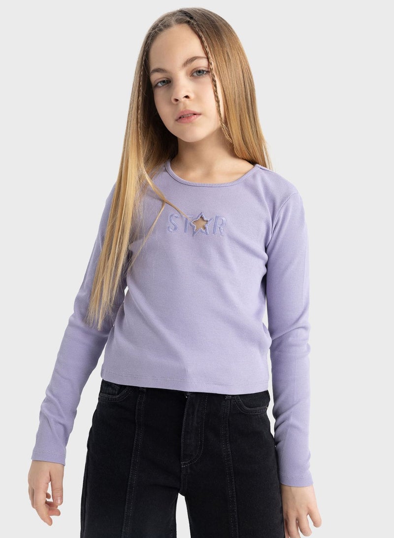 DeFacto Girl Crop Top Long Sleeve Body - Image 1