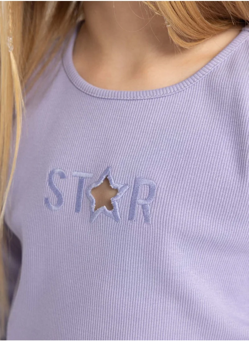 DeFacto Girl Crop Top Long Sleeve Body