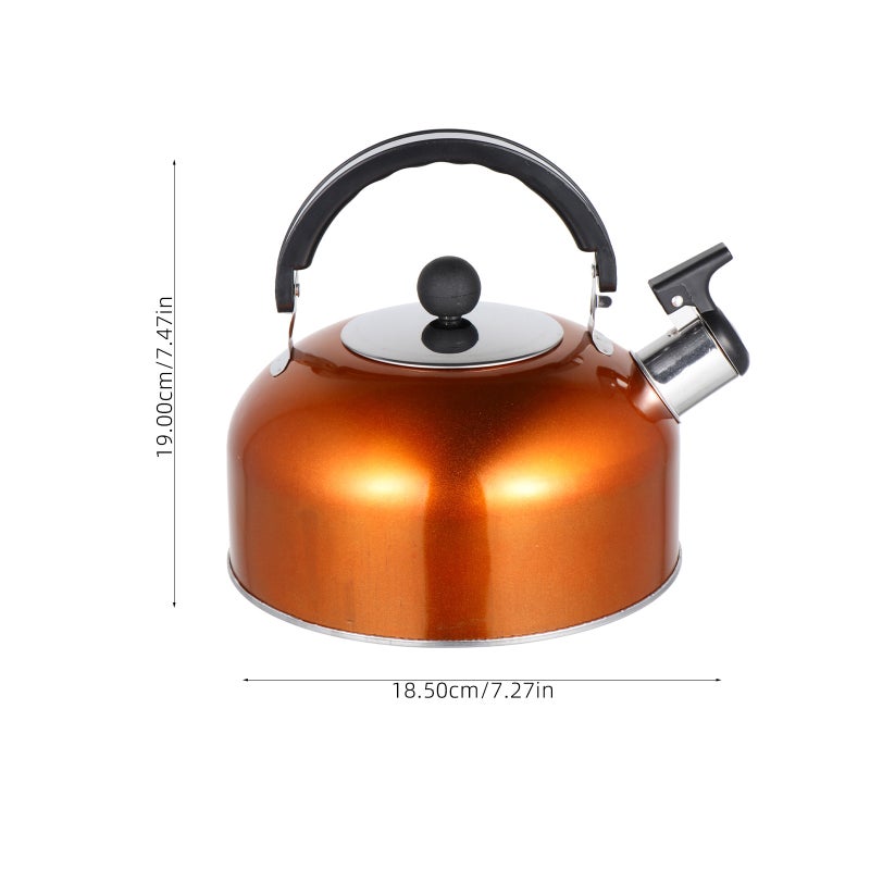 1Pc Whistling Tea Kettle Practical Boiling Teapot Stainless Steel Tea Kettle - Image 3