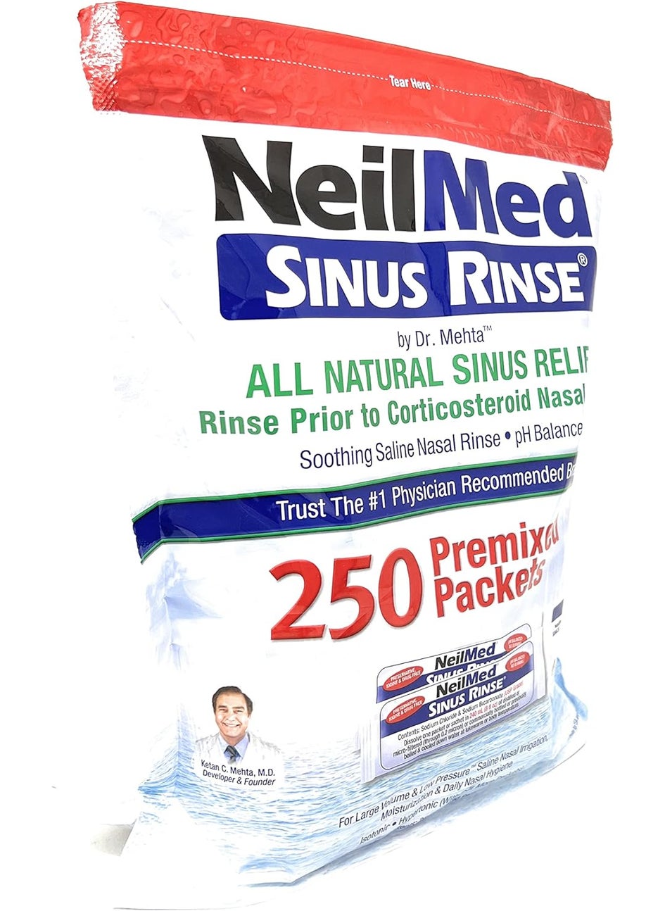 NeilMed Birsppy NeilMed Sinus Rinse Refill Packets 250 ct 