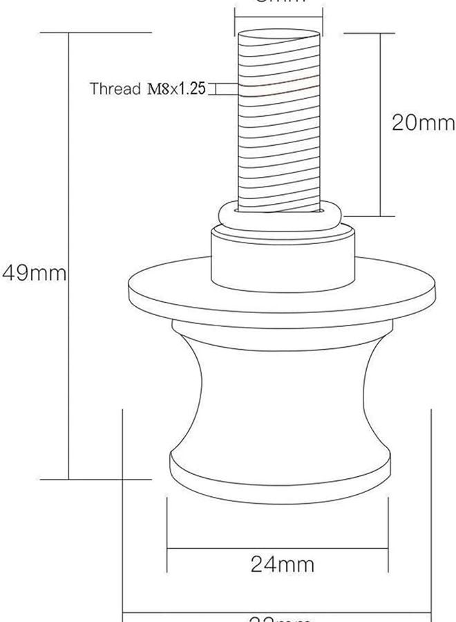 Green Motorcycle CNC Aluminum M8 Swingarm Spool Sliders Stand Screws Compatible with Kawasaki Z800 2013 2016 - Image 3