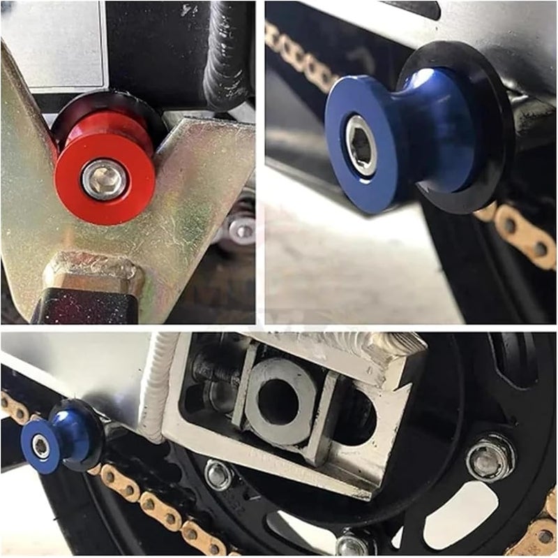 Green Motorcycle CNC Aluminum M8 Swingarm Spool Sliders Stand Screws Compatible with Kawasaki Z800 2013 2016 - Image 5