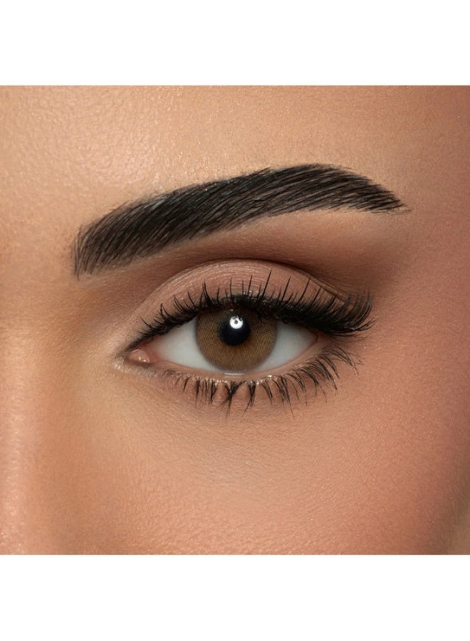 أمارا بيور هيزل لاصقات العدسات اللاصقة الشهرية، عدسات لاصقة ملونة، عدسات تجميلية، عدسات بنية - Image 1