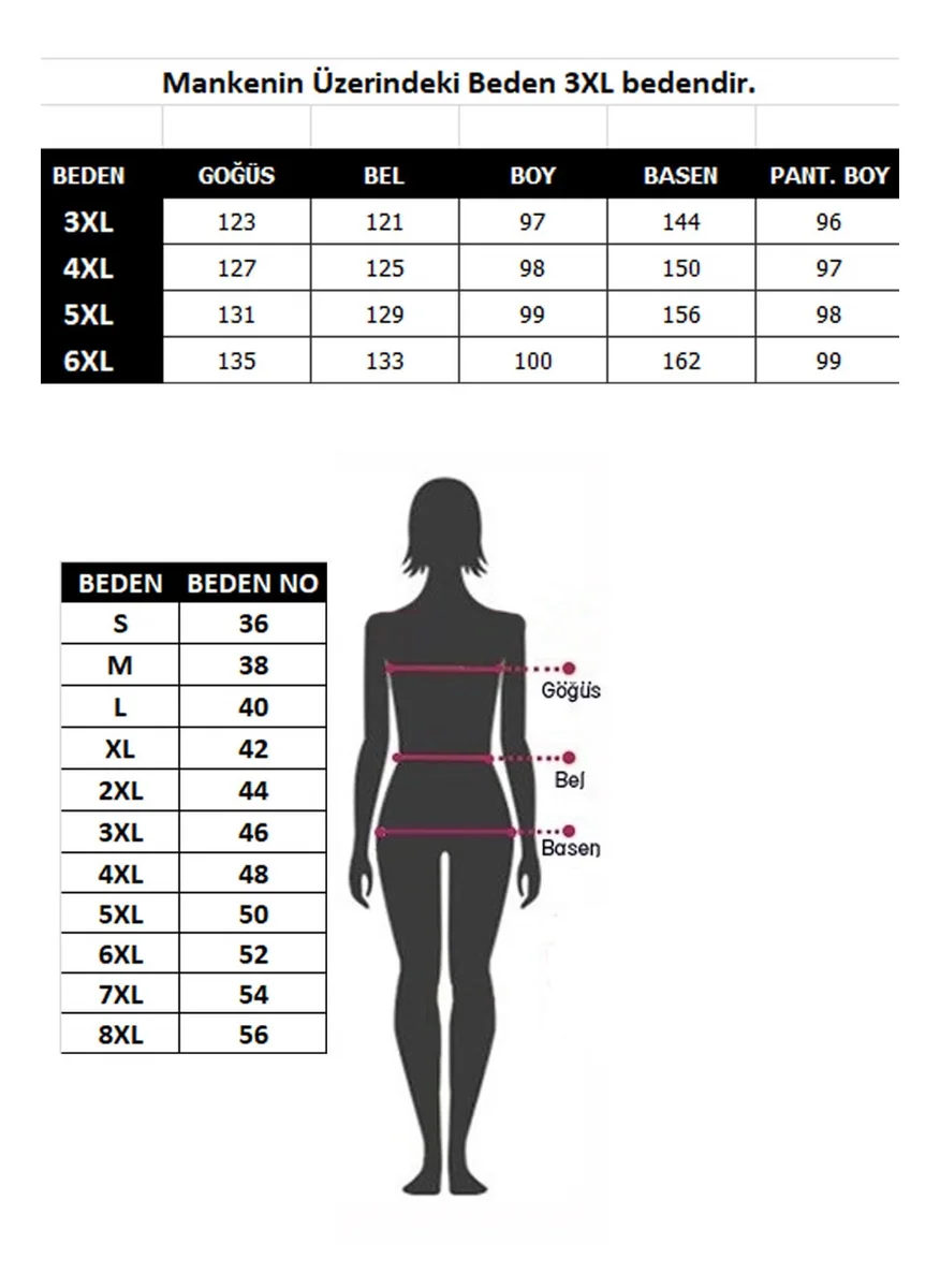 Akbeniz Full Hijab Plus Size Swimwear 32013
