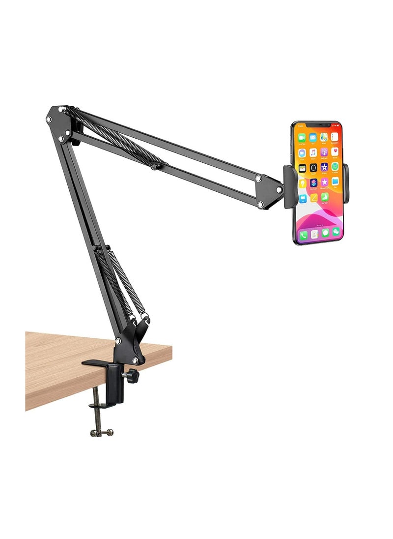 Generic - Mobile phone holder, iPad tablet holder for desk, 360 degree rotation, - Image 1