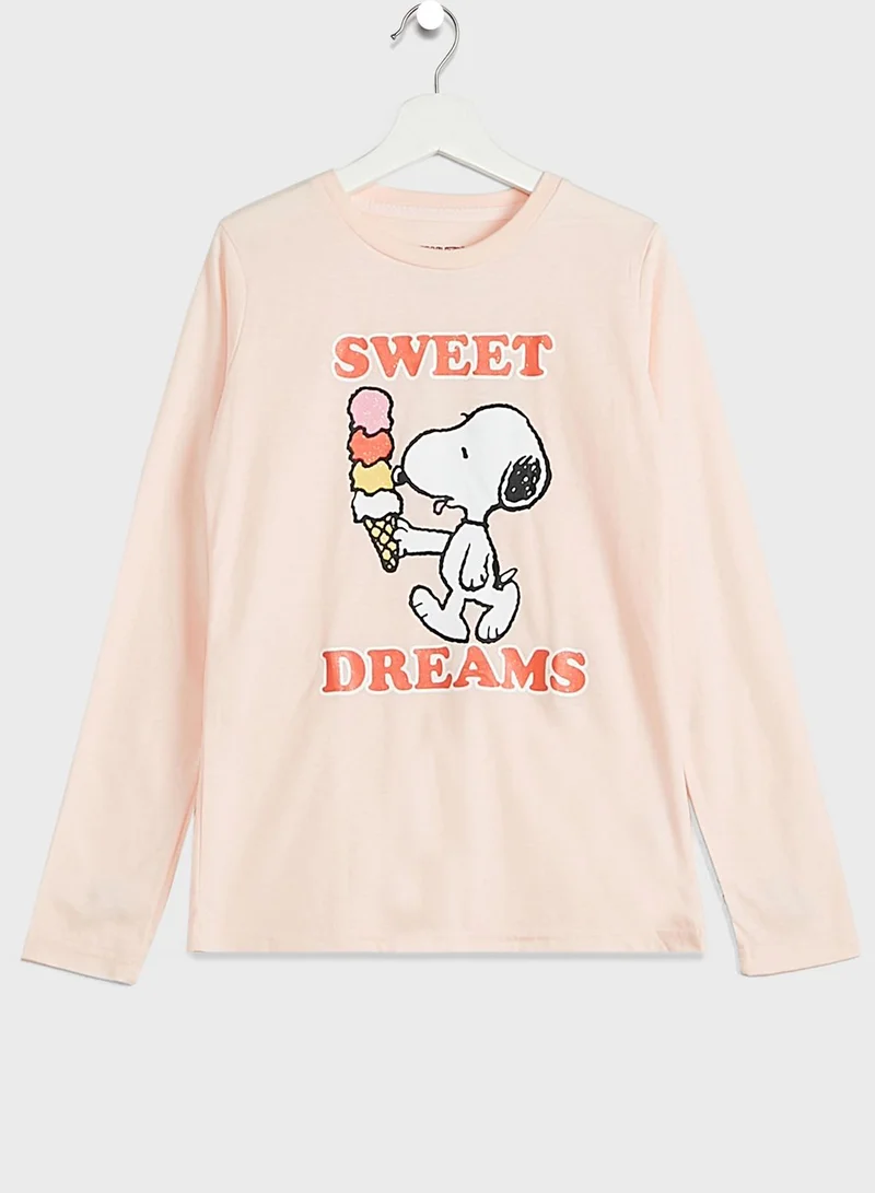 Peanuts Youth Snoopy Pyjama Set