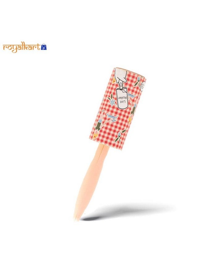 Royalkart® Pet Hair Remover Lint Roller with Handle and 4 Refills (240 Sheets) - Ideal for Clothes, Furniture, Coats, Car Seats, Carpets, Fabric, and Dust Cleaning with Protective Cover - Image 2