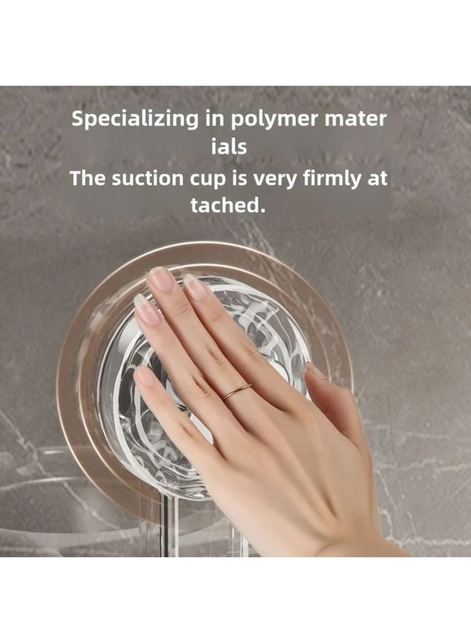 مقلاة سجائر بيضاء مثبتة على الحائط مع مرحاض - تشغيل بلمسة واحدة، غطاء مقاوم للانسكاب، لا حاجة للثقب - Image 4