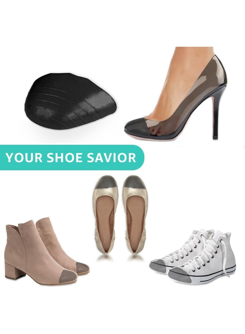 VIUAUAX 3 أزواج من حشوات حشو الأحذية، حشوة وسادة للأصابع لجعل الأحذية أكثر ملاءمة للأحذية ذات الإسفنج الميموري فوم المخفف لمقاس الحذاء، للكعب العالي والأحذية الرسمية والكاجوال والأحذية المسطحة - Image 5