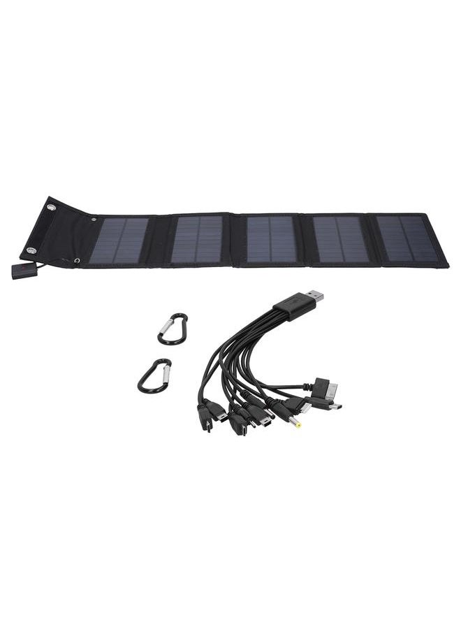 Thoraya 15W Solar Charger Board Bag Portable Camping Travel Foldable Solar Power Panel with Data Line  - Image 2