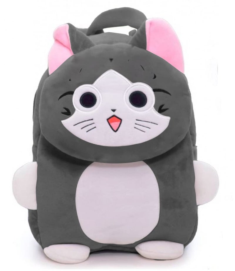 Frantic Kids Soft Animal Cartoon Travelling 10 Litre School Bag Soft Plush Standard Backpack Boy's Girls Baby For 2 To 5 Years Baby/Boy's/Girls Nursery, Preschool, Picnic(Puredfootball) Small - Image 1