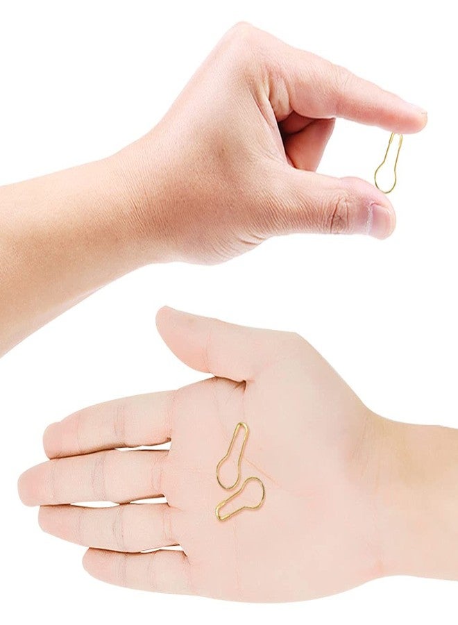 Renashed 500Pcs White Hang Tag Fasteners Nylon Snap Lock and 500Pcs 0.8 Inch Golden Metal Ground Pins Clothes Tag Pins for Crafting and DIY (White String Gold pin) - Image 5