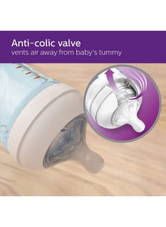 آفينت زجاجة رضاعة Ps Avent Natural Response 3.0 باللون الأزرق سعة 260 مل Scy903/21  - Image 4