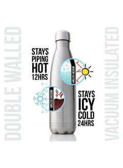 Cool Baby Stainless Steel Water Bottles, Easy to Clean Cola Shape Thermal Flask Rustproof for School Outdoor Sports for Camping Hiking Travel(Red)  - Image 2