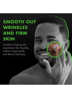 tiege hanley Anti-Aging Face Serum, SUPER SERUM (1-Pack) - Skin Tightening Facial Serum for Men - Mens Serum For Face with Sodium Hyaluronate & Retinyl Palmitate for Smoother & Tighter Skin, 0.5 Fl Oz  - Image 4