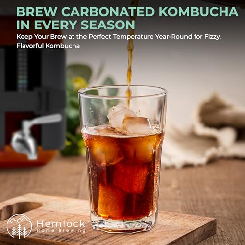 Hemlock Home Brewing Kombucha Heating Wrap - Fermentation Heater Mat Pad with Temperature Control - Image 4