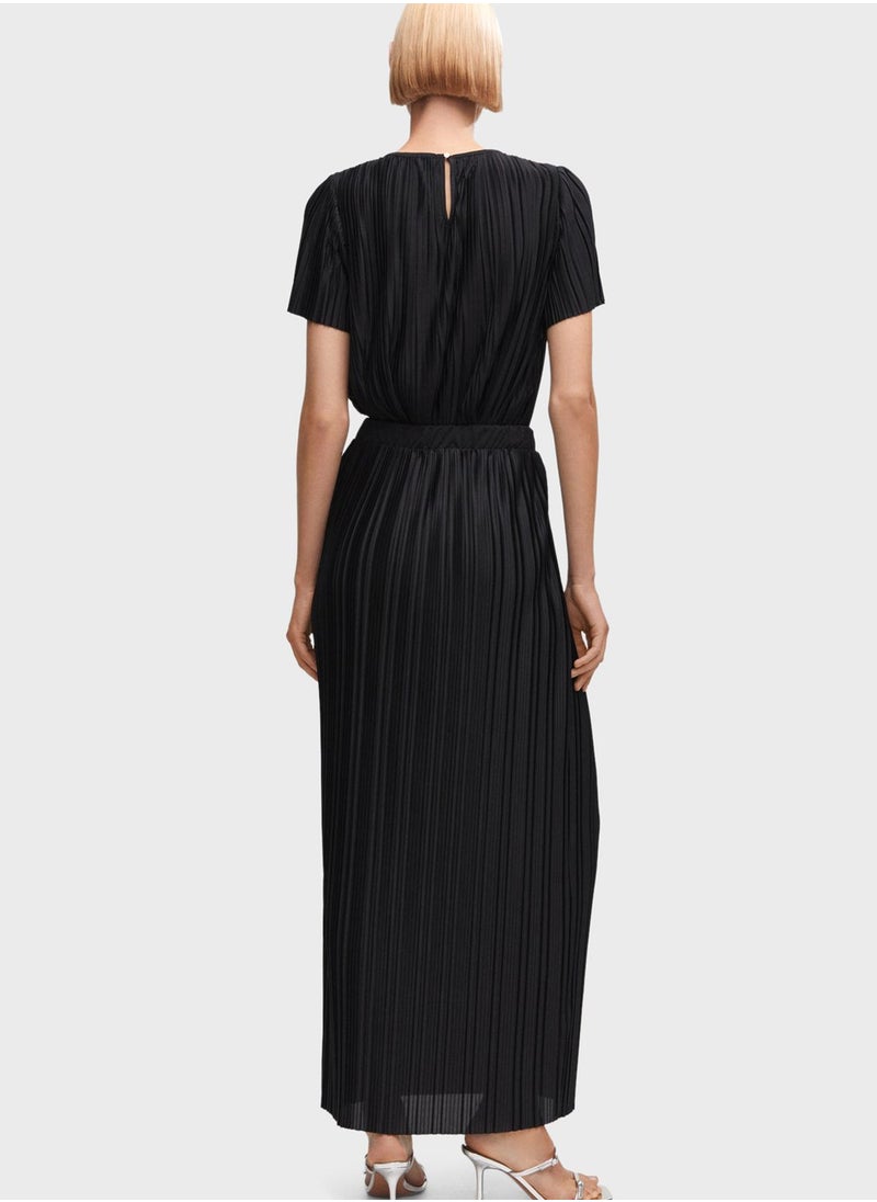 MANGO - Pleated High Waist Skirt - Image 1